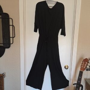 ASOS Black Wide-Leg Jumpsuit